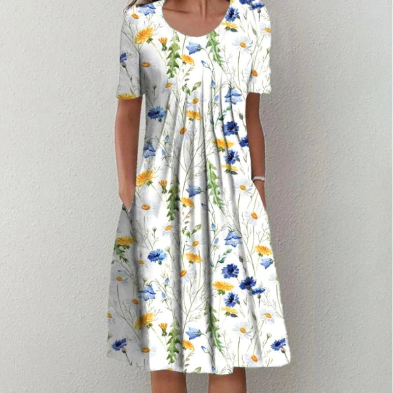 Vintém d'Ouro - Vestido Midi com Camadas