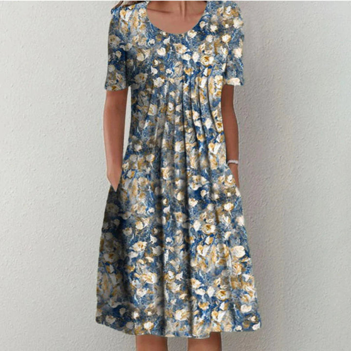 Vintém d'Ouro - Vestido Midi com Camadas