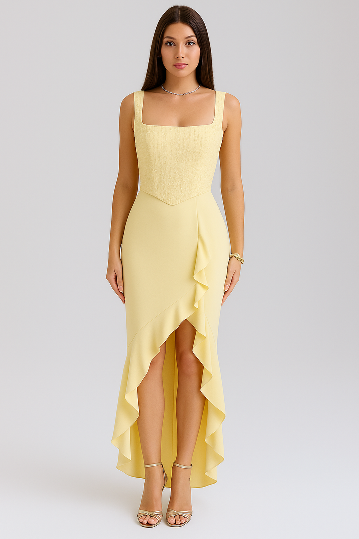 Vintém d'Ouro - Vestido Corset em Cetim