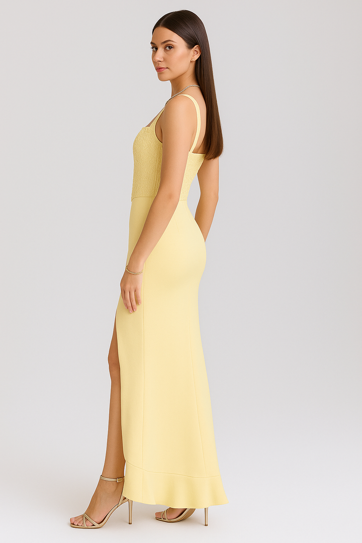Vintém d'Ouro - Vestido Corset em Cetim
