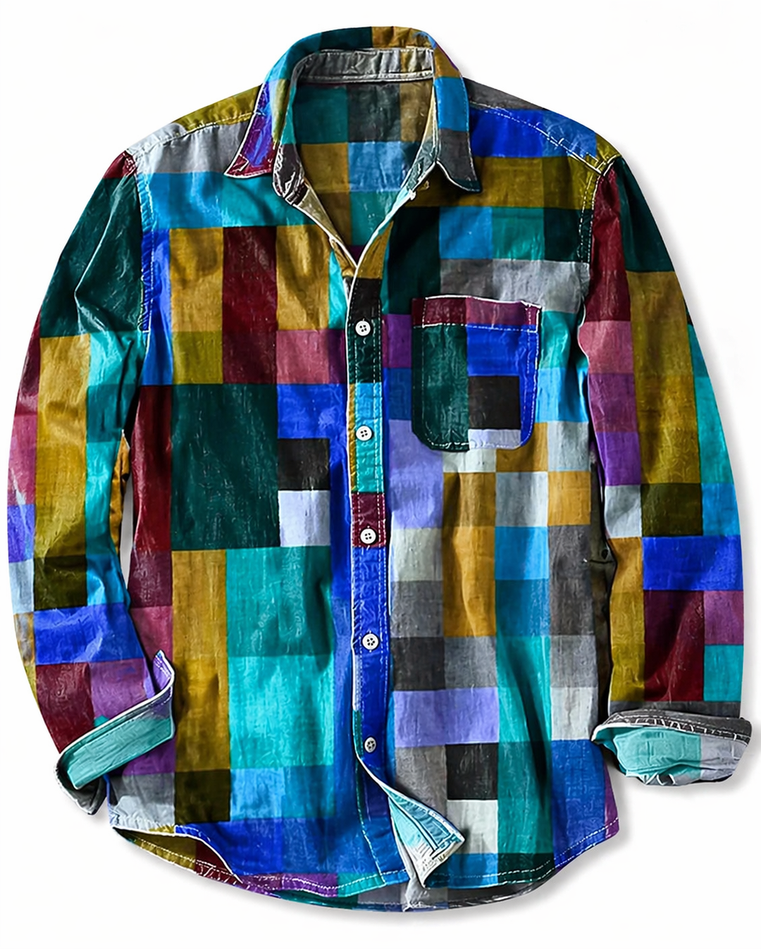 Vintém d'Ouro - Camisa Mosaico Confortável