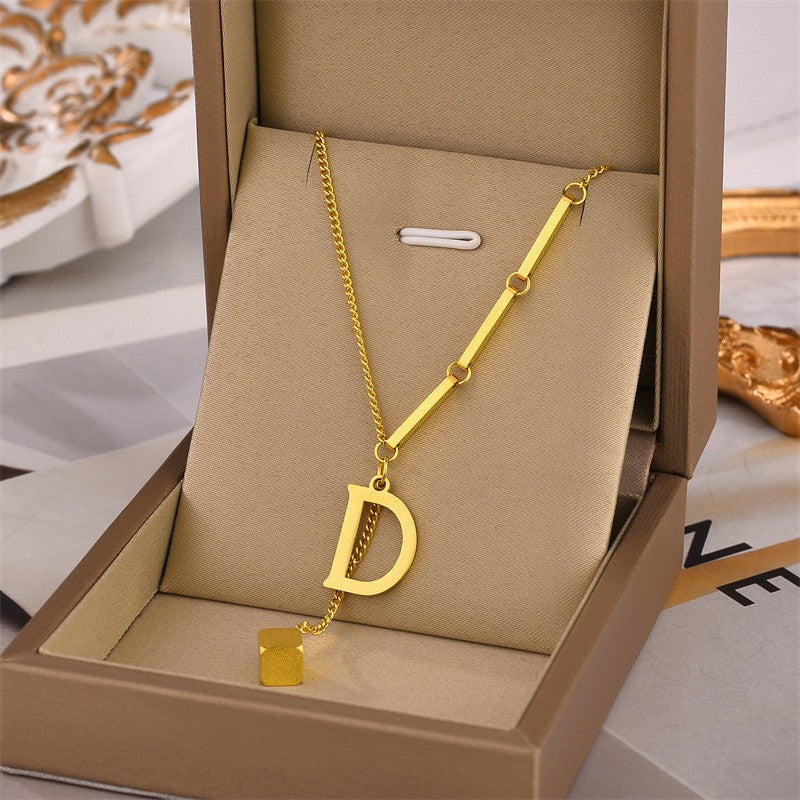 Vintém d'Ouro - Colar de Inicial Personalizada