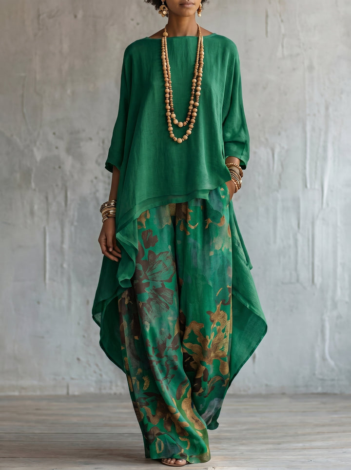 Vintém d'Ouro - Conjunto Elegante Floral