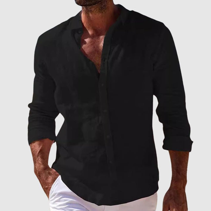 Vintém d'Ouro - Camisa de linho elegante
