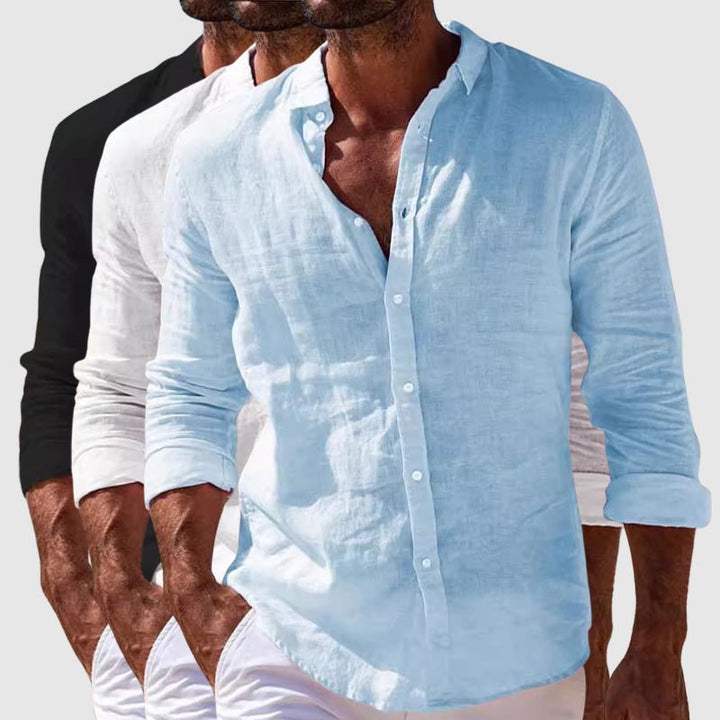 Vintém d'Ouro - Camisa de linho elegante