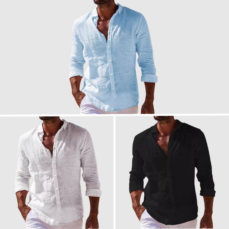 Vintém d'Ouro - Camisa de linho elegante
