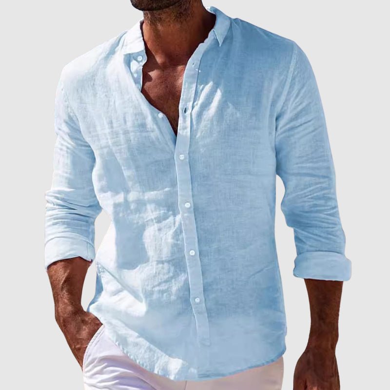 Vintém d'Ouro - Camisa de linho elegante