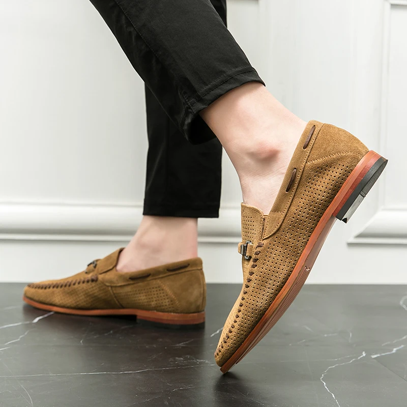 Vintém d'Ouro - Mocassins de camurça Firenze