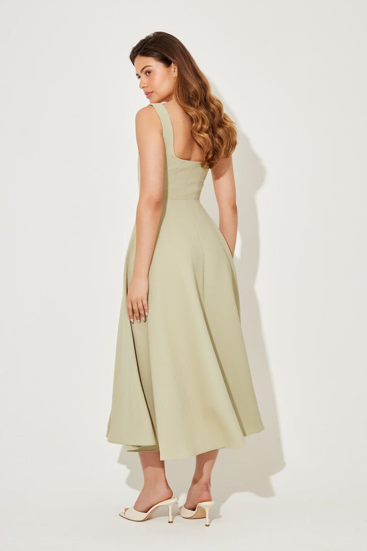 Vintém d'Ouro - Vestido Midi Intemporal