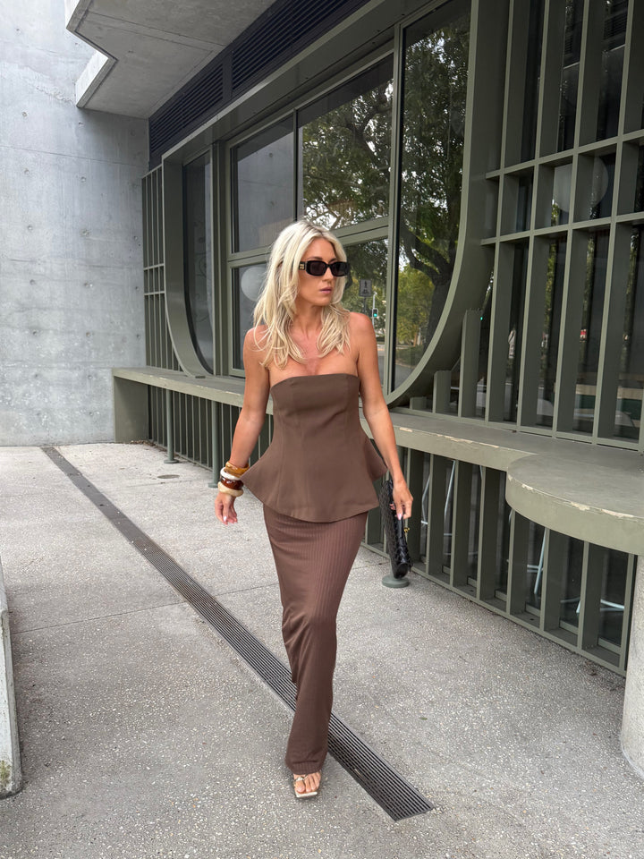 Vintém d'Ouro - Vestido Maxi Elegância