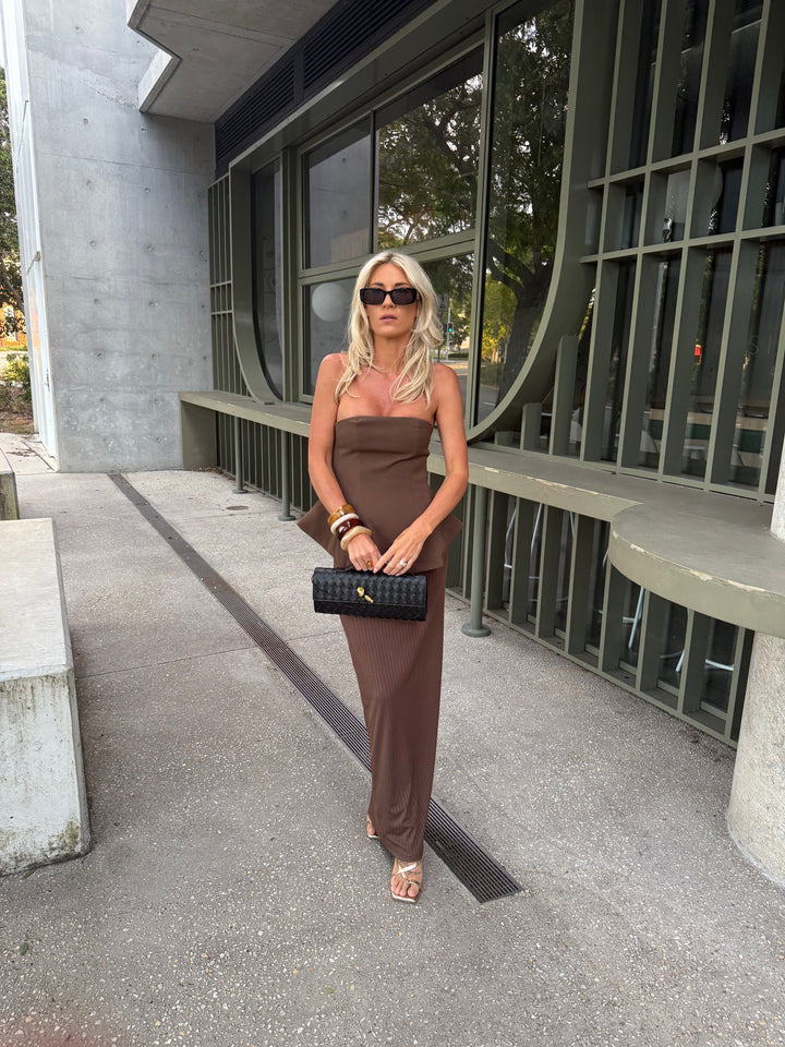 Vintém d'Ouro - Vestido Maxi Elegância