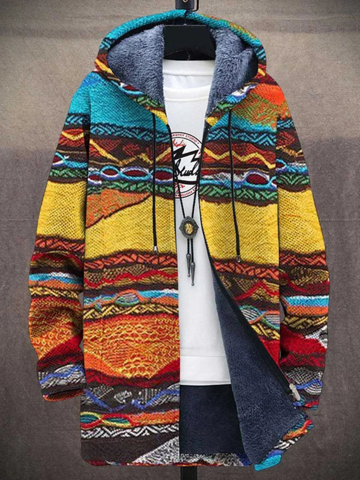 Vintém d'Ouro - Cardigan luxuoso inspirado em arte
