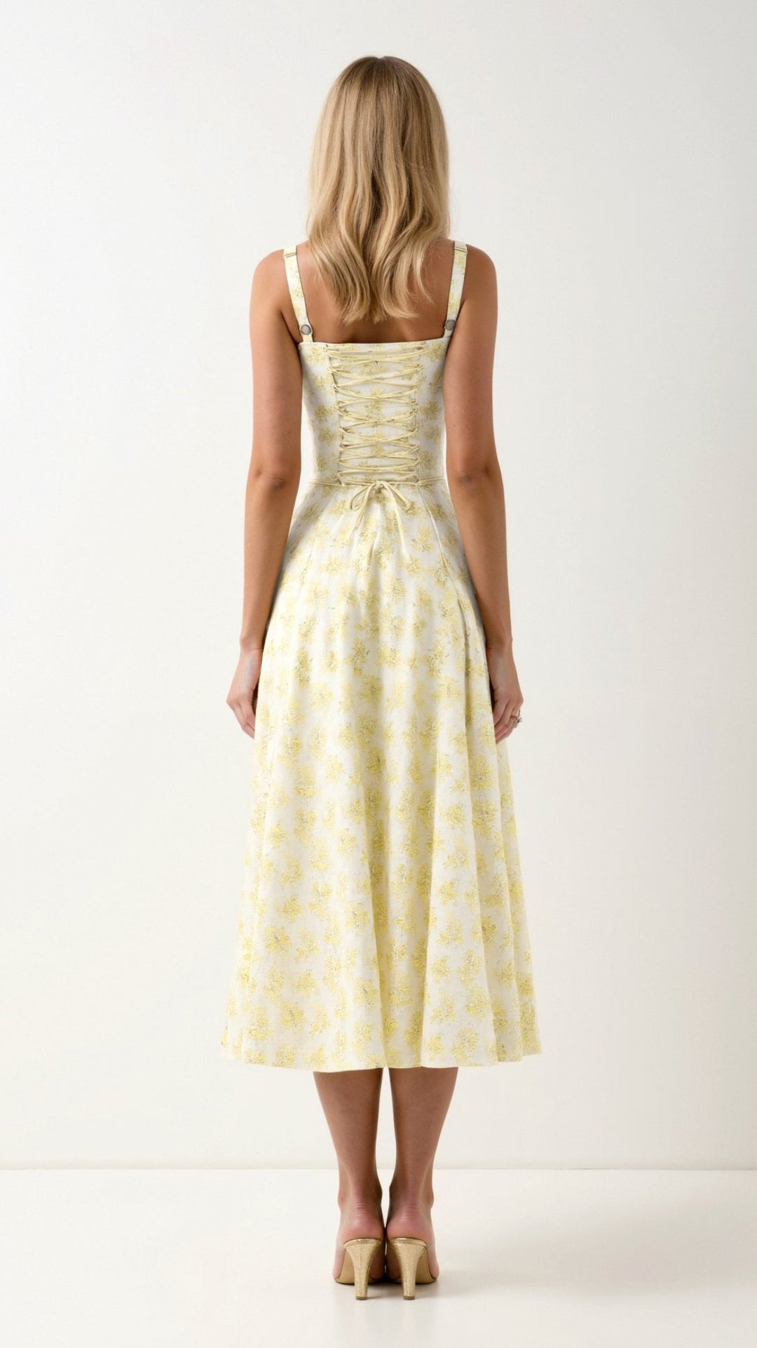 Vintém d'Ouro - Vestido Midi Elegante