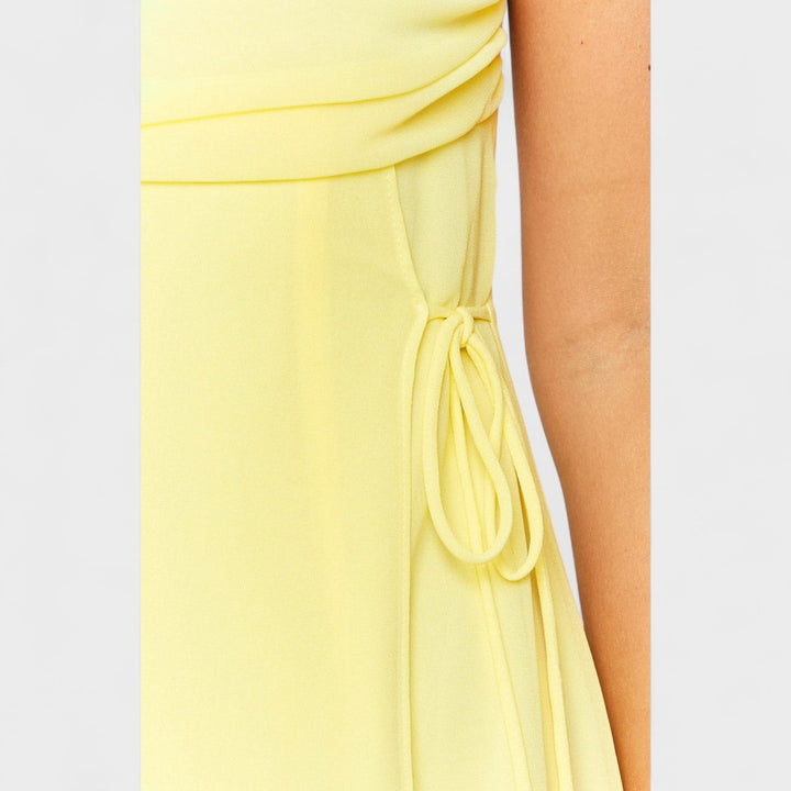 Vintém d'Ouro - Vestido maxi amarelo