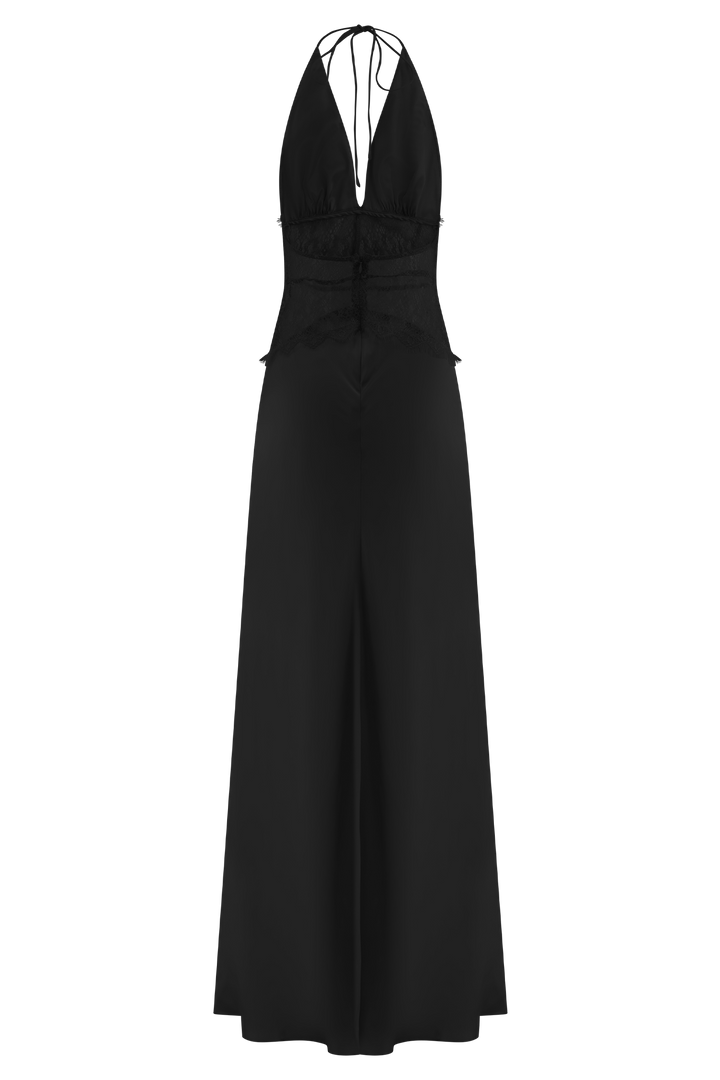 Vintém d'Ouro - Vestido de renda e cetim