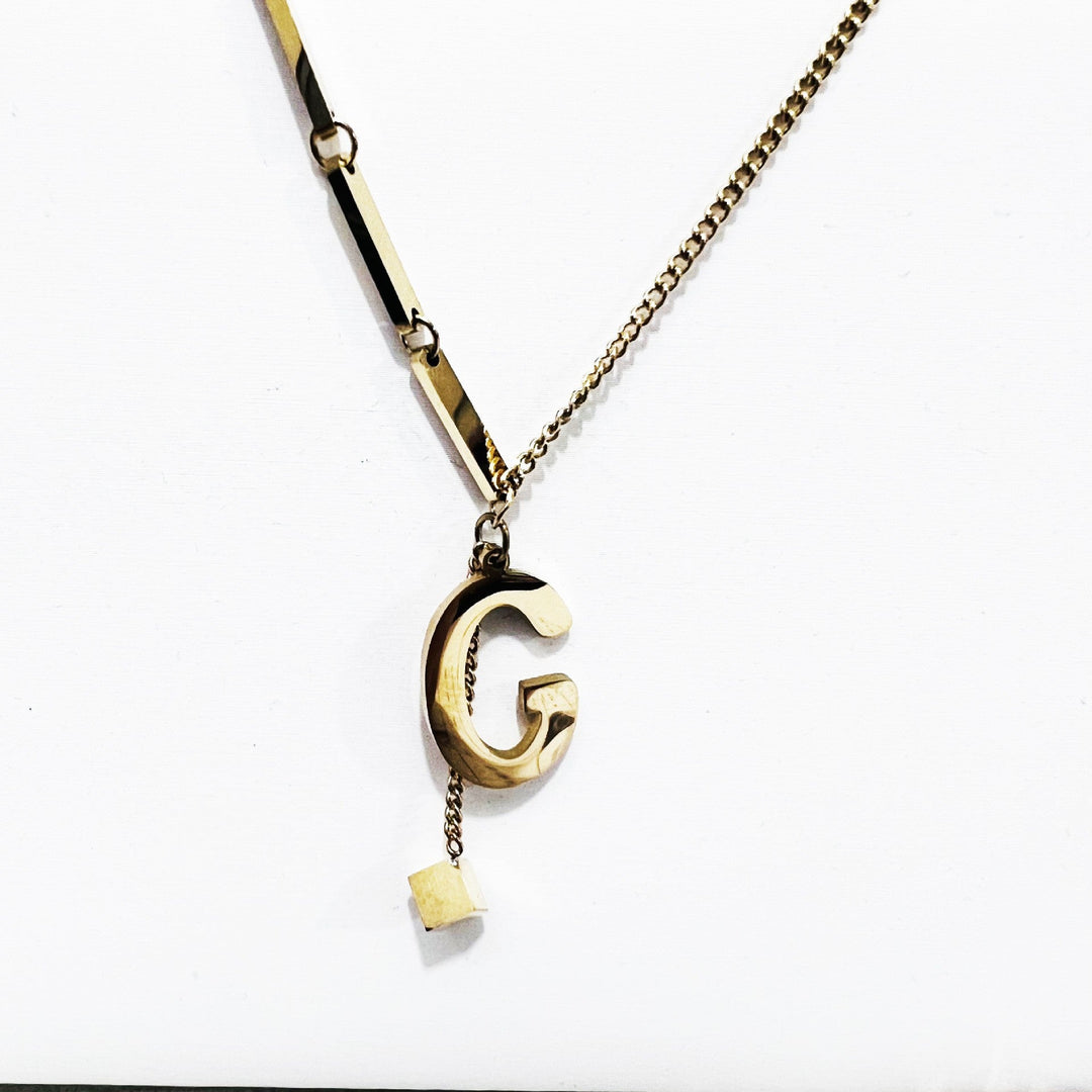 Vintém d'Ouro - Colar de Inicial Personalizada