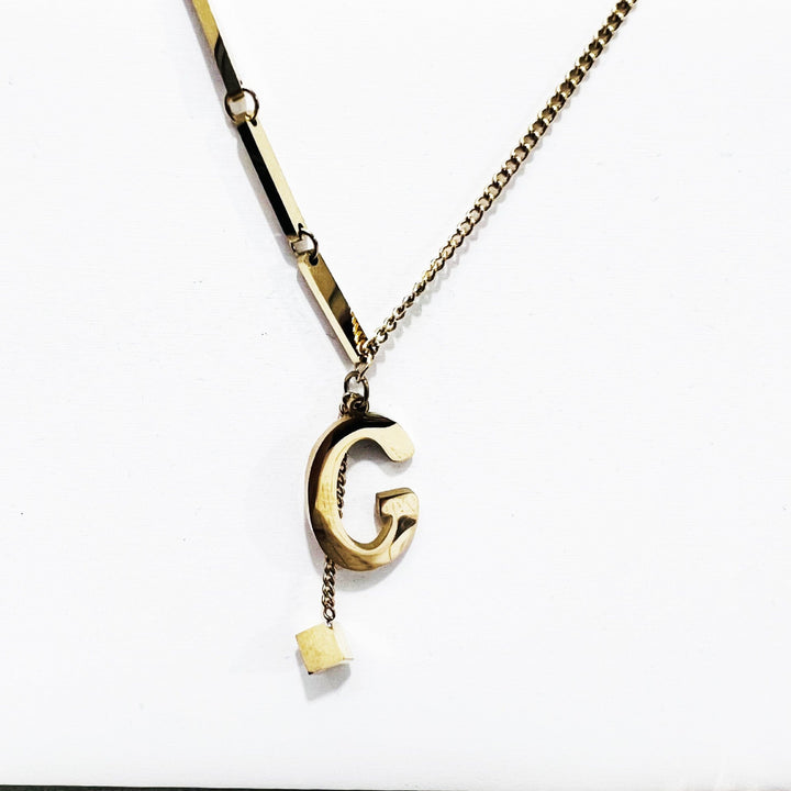 Vintém d'Ouro - Colar de Inicial Personalizada