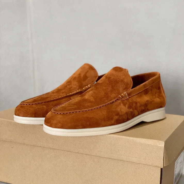 Vintém d'Ouro - Mocassins de camurça elegantes