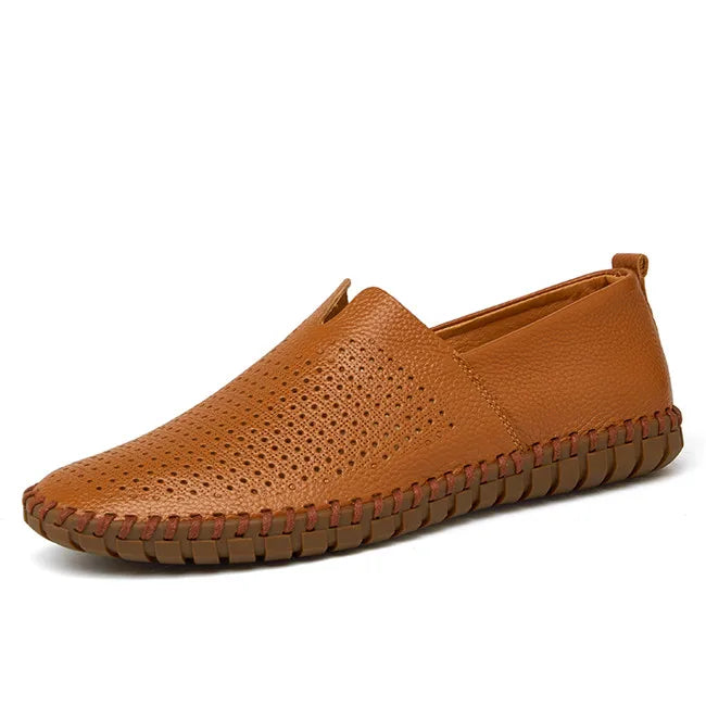 Vintém d'Ouro - Mocassins de couro Mykonos