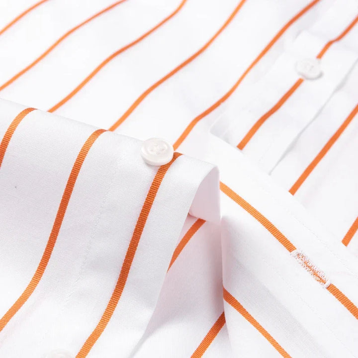 Vintém d'Ouro - Camisa elegante de algodão listrada