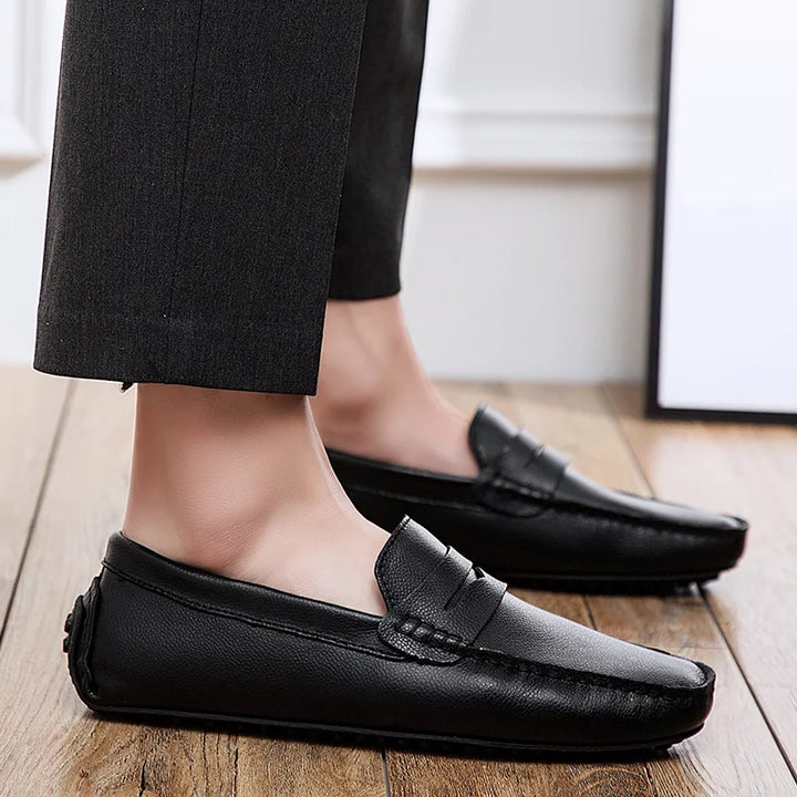 Vintém d'Ouro - Mocassins casuais de verão em pele