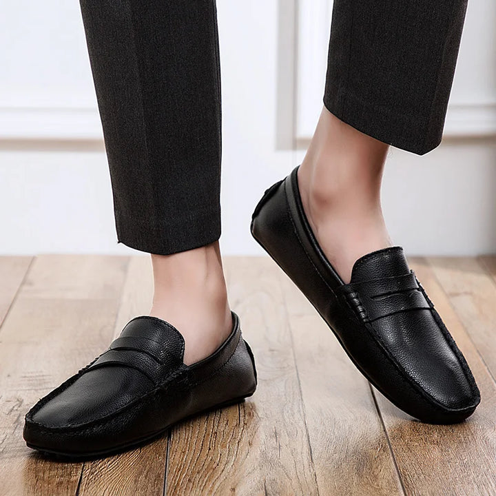 Vintém d'Ouro - Mocassins casuais de verão em pele