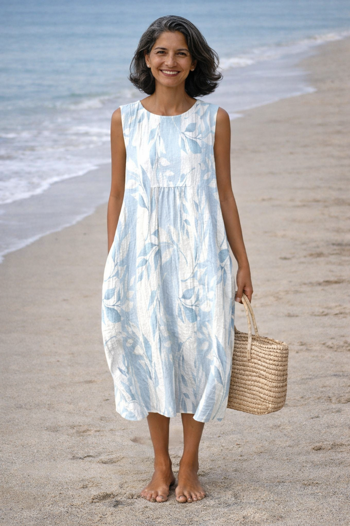 Vintém d'Ouro - Vestido Midi Conforto Natural