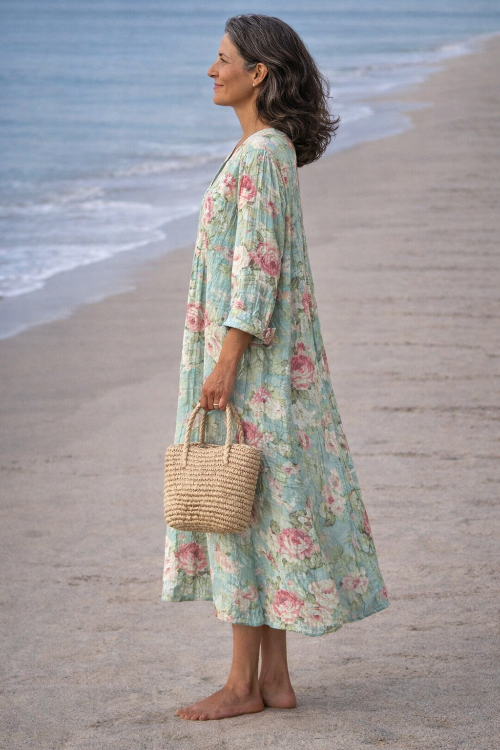 Vintém d'Ouro - Vestido Floral Elegante