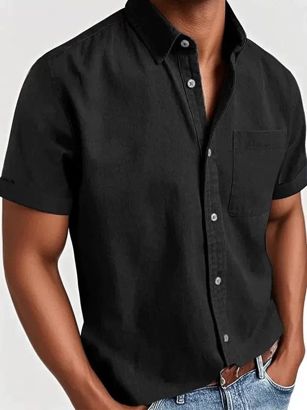 Vintém d'Ouro - Camisa elegante de manga curta