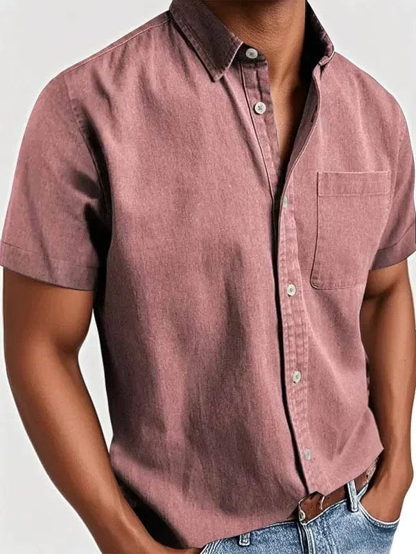 Vintém d'Ouro - Camisa elegante de manga curta