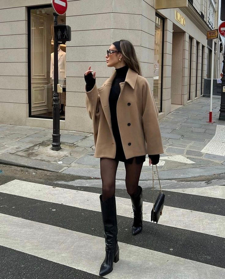 Vintém d'Ouro - Casaco oversized estiloso