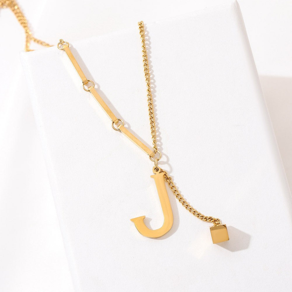 Vintém d'Ouro - Colar de Inicial Personalizada