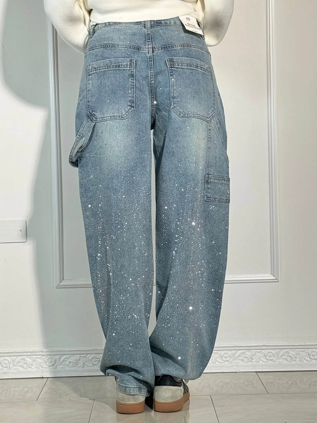 Vintém d'Ouro - Jeans brilhantes, casuais e confortáveis