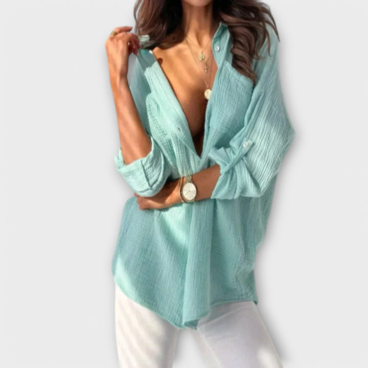 Vintém d'Ouro - Blusa de primavera e verão