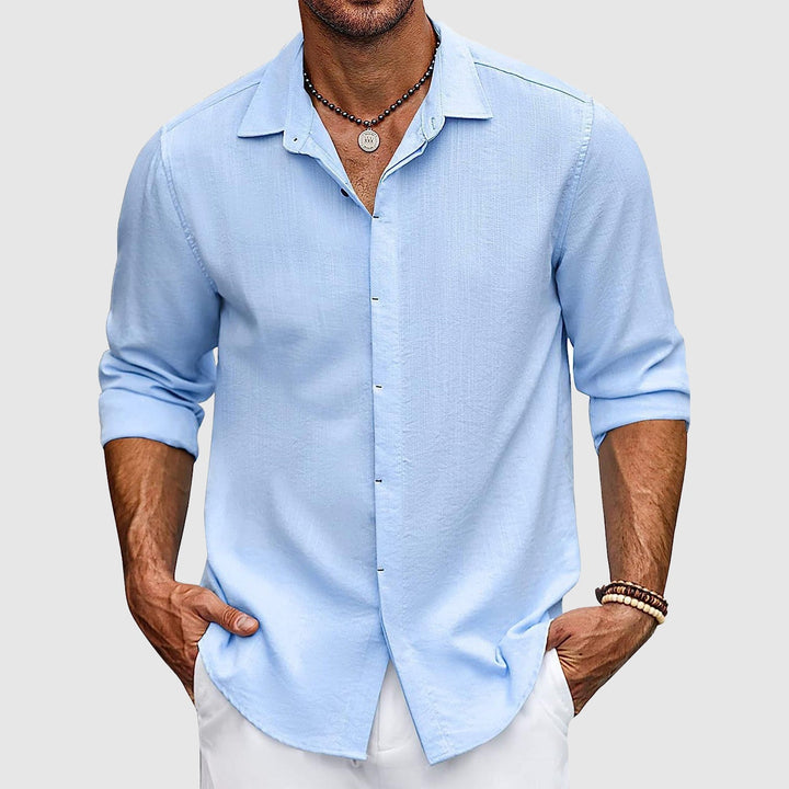 Vintém d'Ouro - Camisa de algodão elegante