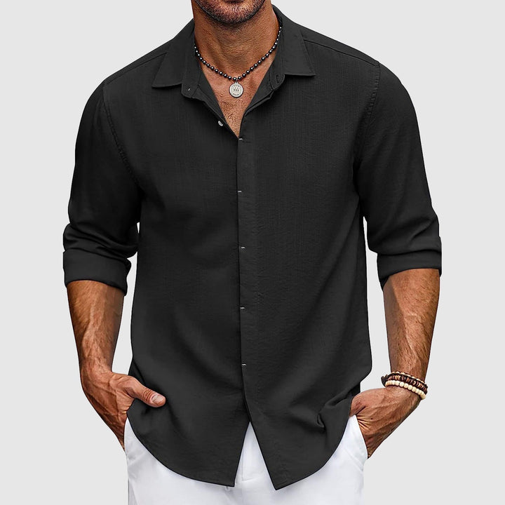 Vintém d'Ouro - Camisa de algodão elegante