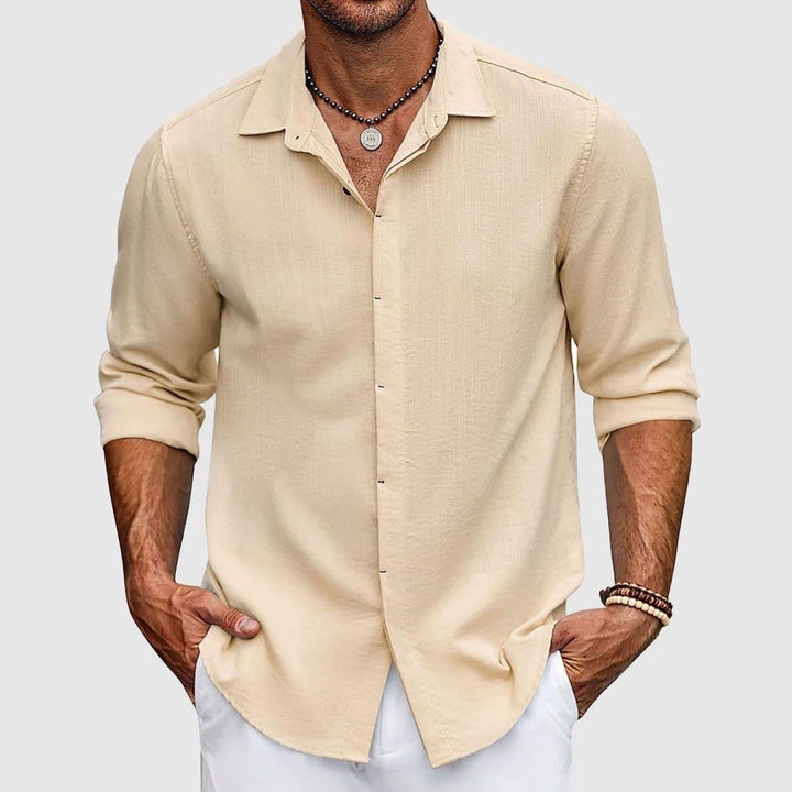 Vintém d'Ouro - Camisa de algodão elegante