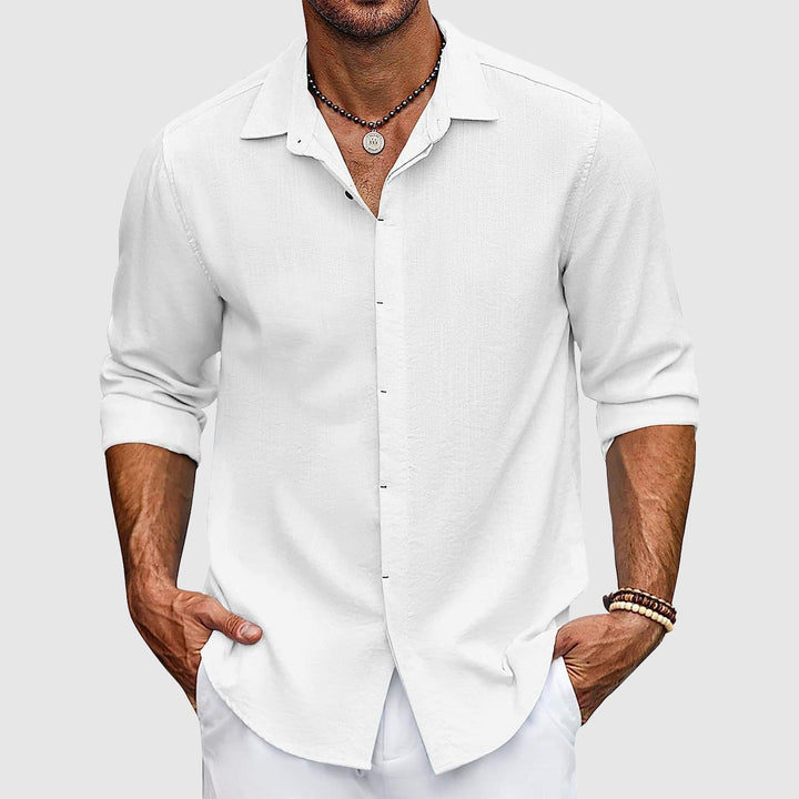 Vintém d'Ouro - Camisa de algodão elegante