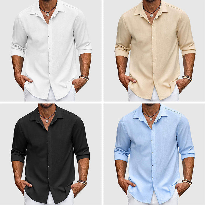 Vintém d'Ouro - Camisa de algodão elegante