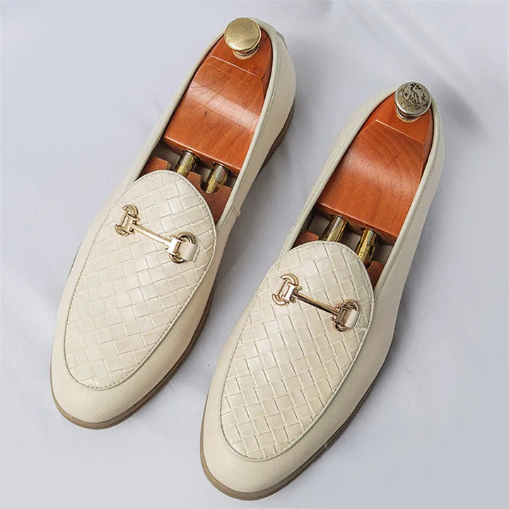 Vintém d'Ouro - Mocassins de couro chique para homem
