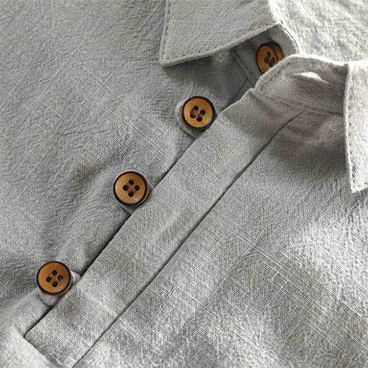 Vintém d'Ouro - Camisa pólo de linho