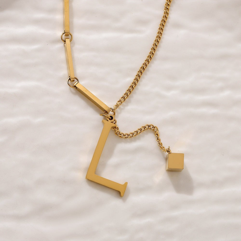 Vintém d'Ouro - Colar de Inicial Personalizada