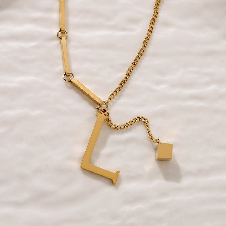Vintém d'Ouro - Colar de Inicial Personalizada