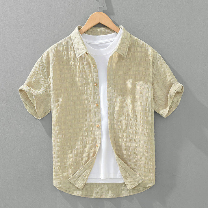 Vintém d'Ouro - Camisa casual texturizada