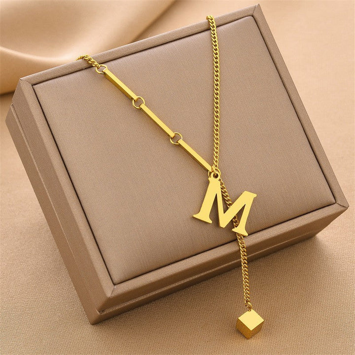 Vintém d'Ouro - Colar de Inicial Personalizada