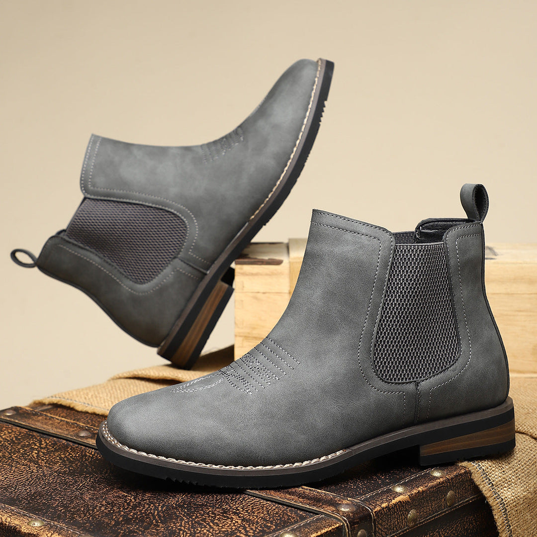 Vintém d'Ouro - Botas de couro elegantes para homem