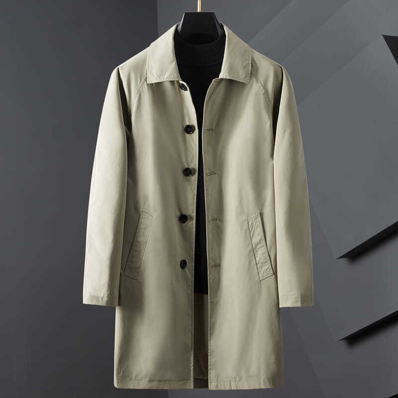 Vintém d'Ouro - Casaco trench elegante para homem