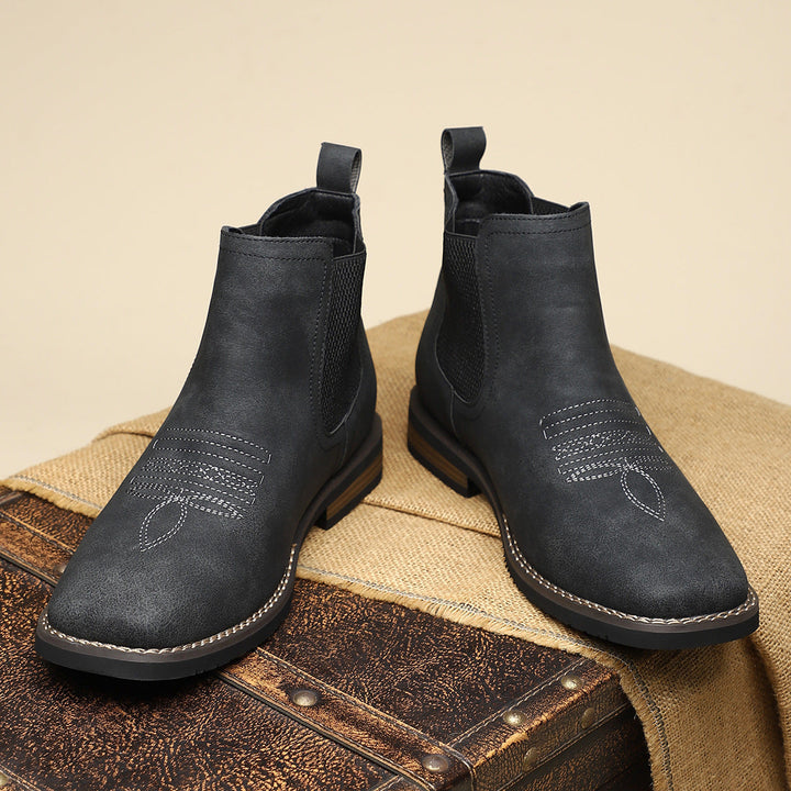 Vintém d'Ouro - Botas de couro elegantes para homem