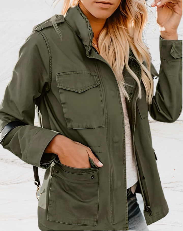 Vintém d'Ouro - Jaqueta utilitária casual elegante