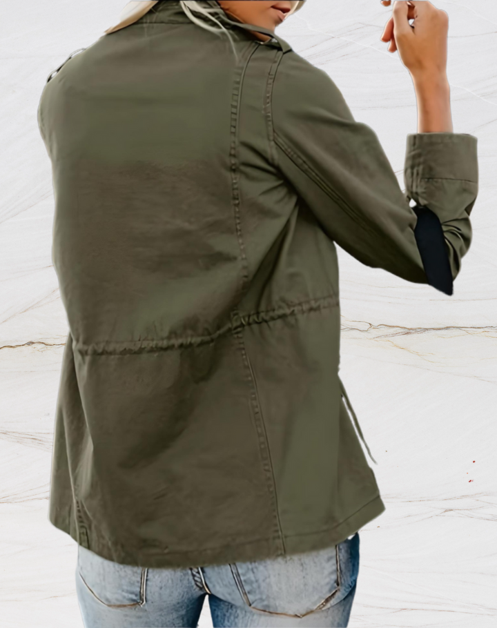 Vintém d'Ouro - Jaqueta utilitária casual elegante